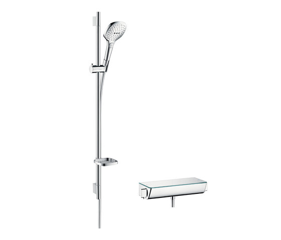 hansgrohe Ecostat Select Combi Set 0.90 m with Raindance Select E 120 3jet hand shower | Shower controls | Hansgrohe