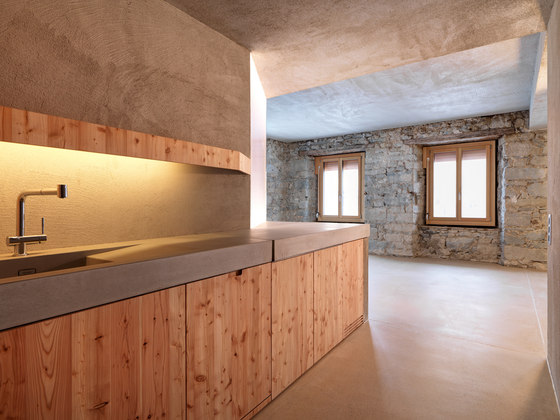 Concrete Kitchen | Design Example | Panneaux de béton | Dade Design AG concrete works Beton