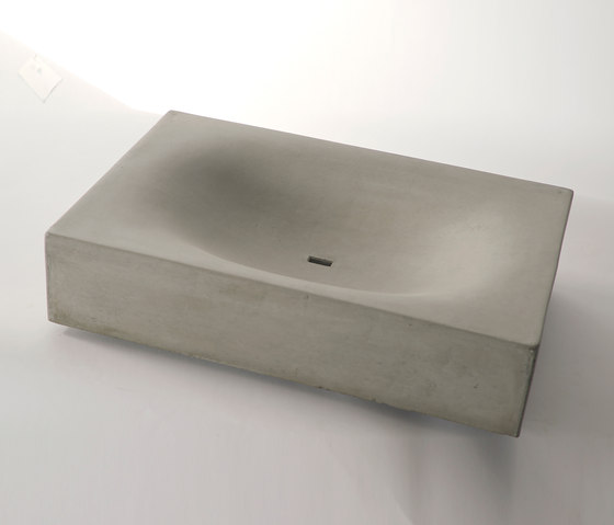 dade WAVE CUBED 60 concrete sink | Lavabos | Dade Design AG concrete works Beton