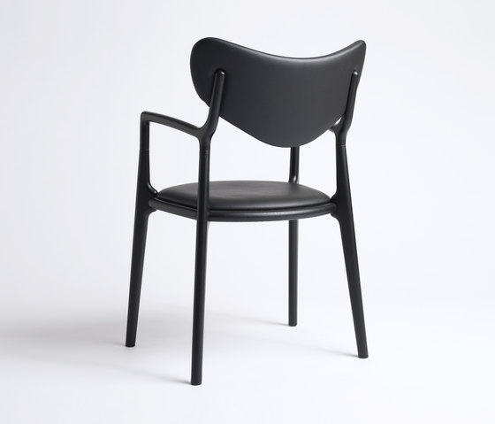 Salon Chair - Oak / Black | Sillas | Ro Collection