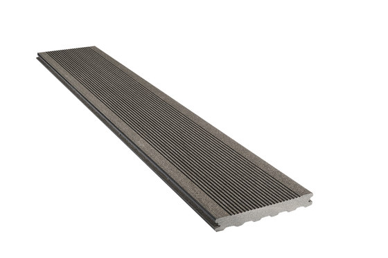 Elegance | Grooved Decking Board - Anthracite grey | Sols | Silvadec