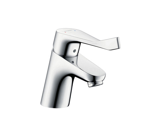 hansgrohe Focus Single lever basin mixer 70 with pop-up waste set and extra long handle | Wash basin taps | Hansgrohe