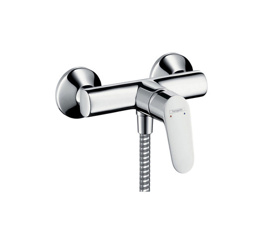 hansgrohe Focus Single lever shower mixer for exposed installation with Eco ceramic cartridge (with 2 flow rates) | Shower controls | Hansgrohe