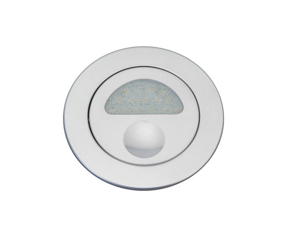 Zephyr Light with Integral Bezel, clear anodised | Recessed wall lights | Original BTC