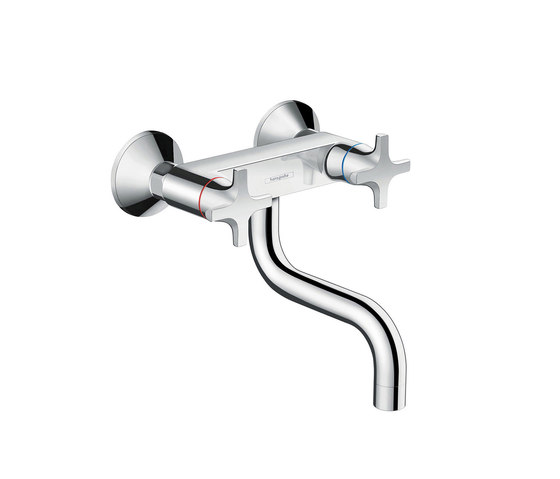 hansgrohe Logis Classic 2-handle kitchen mixer wall-mounted lowspout | Kitchen taps | Hansgrohe
