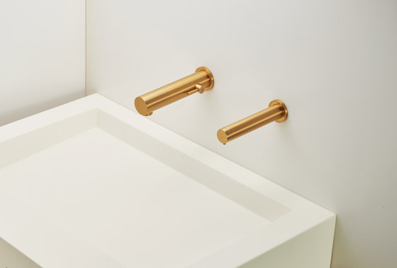 Tubular 1000 – Antique Brass | Wash basin taps | Stern Engineering