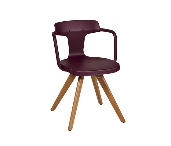 T14 chair Iroko legs | Chairs | Tolix