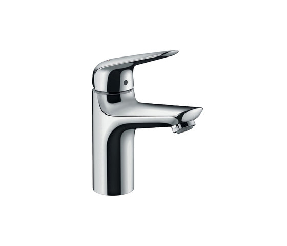 hansgrohe Novus Single lever basin mixer 100 with push-open waste set for vented hot water cylinders | Grifería para lavabos | Hansgrohe