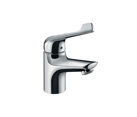 hansgrohe Novus Einhebel-Waschtischmischer 70 mit Zugstangen-Ablaufgarnitur und extra langem Griff | Waschtischarmaturen | Hansgrohe