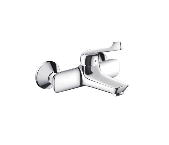 hansgrohe Novus Single lever basin mixer for exposed installation with extra long handle | Wash basin taps | Hansgrohe