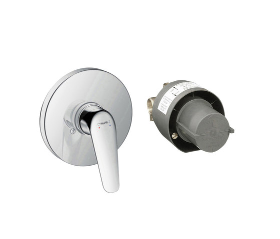 hansgrohe Novus Shower mixer set for concealed installation | Shower controls | Hansgrohe