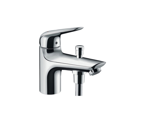 hansgrohe Novus Monotrou single lever bath and shower mixer with Eco ceramic cartridge (with 2 flow rates) | Bath taps | Hansgrohe