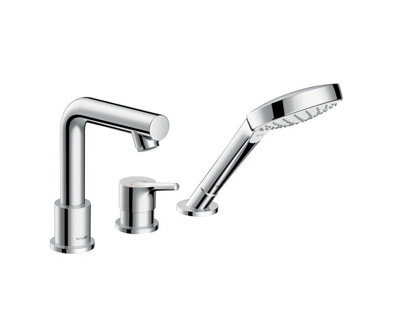 hansgrohe Talis S 3-hole rim mounted single lever bath mixer | Bath taps | Hansgrohe
