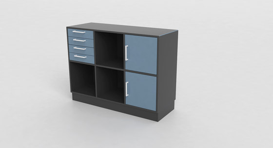 V Bookcase | Regale | Cube Design