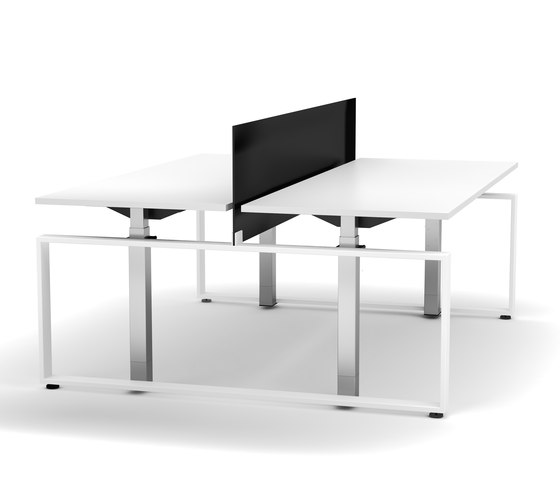 Electrically height-adjustable team desk Masterlift® | Contract tables | Inwerk