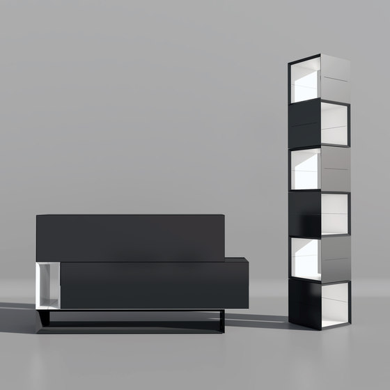 Masterbox® Design Sideboard mit Klappe 2,5 OH | Regale | Inwerk