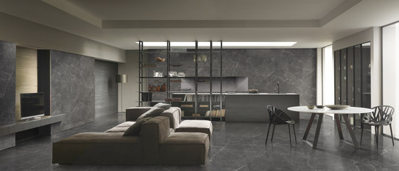 Grey | Claros Grey (dark) | Panneaux en pierre naturelle | Gani Marble Tiles