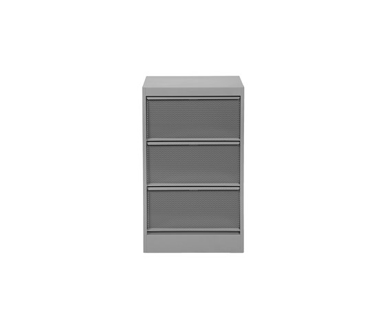 Perforated CC3 flap cabinet | Pedestals | Tolix