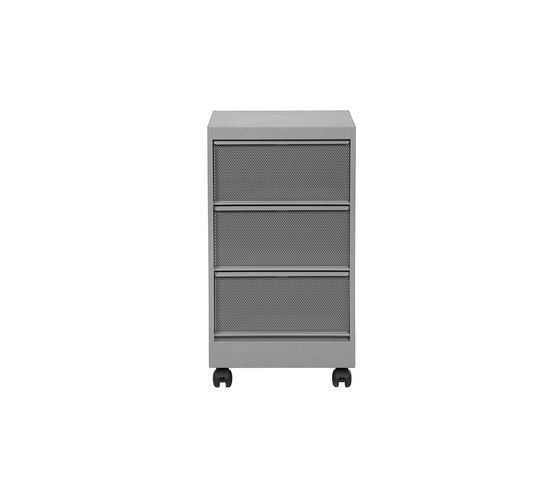 Perforated CC3 flap cabinet | Beistellcontainer | Tolix