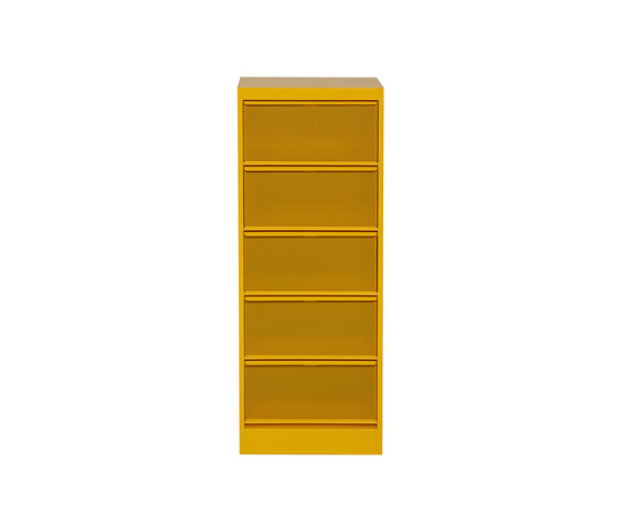 Perforated CC5 flap cabinet | Cassettiere ufficio | Tolix