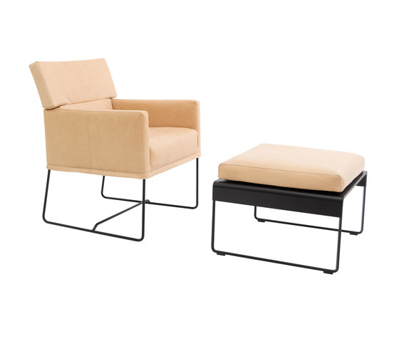 CAAL LOUNGE Armchair with ottoman ADHOC | Sillones | KFF