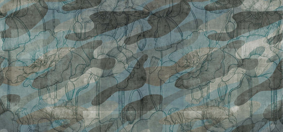 military | floral camouflage | Wandbilder / Kunst | N.O.W. Edizioni