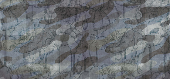 military | floral camouflage | Wandbilder / Kunst | N.O.W. Edizioni