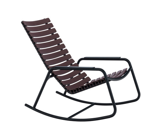 CLIPS | Rocking chair with Aluminum armrests | Armchairs | HOUE