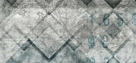 geometric | geomap | Wandbilder / Kunst | N.O.W. Edizioni