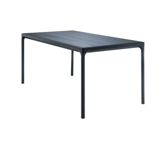 FOUR | Dining table 90x160 Aluminum | Esstische | HOUE