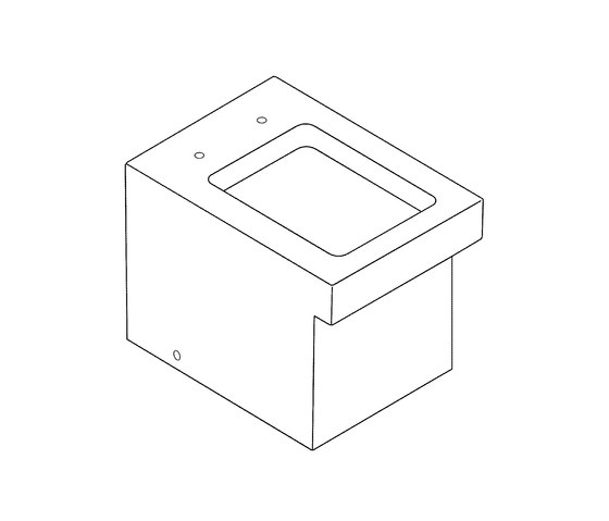 Cube Ceramic Cuvette WC à poser au sol | WC | GROHE
