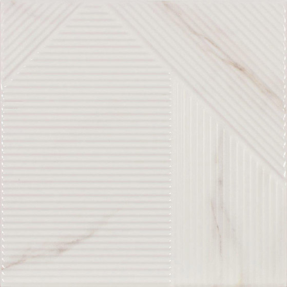Shapes | Stripes Mix Calacatta | Ceramic tiles | Dune Cerámica