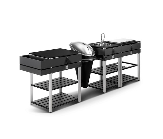 ELEMENTS | Outdoor Kitchen | Edition Grey  | Charcoal | Modular outdoor kitchens | OCQ