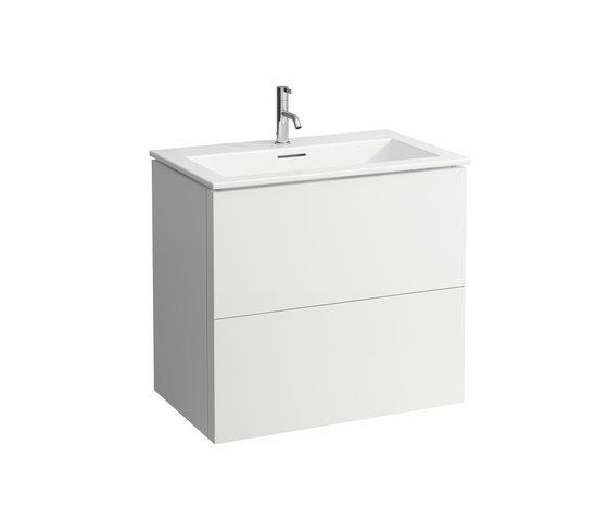 Kartell by LAUFEN | Vanity unit con 2 cassetti, con lavabo | Mobili lavabo | LAUFEN BATHROOMS