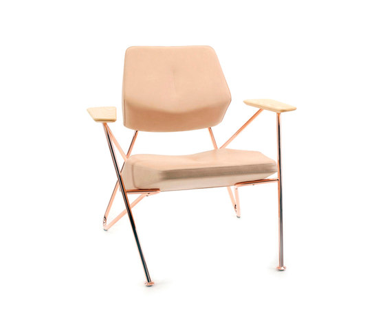 Polygon easy chair leather | Armchairs | Prostoria