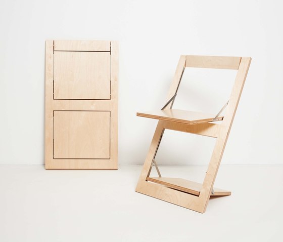 Fläpps Folding Chair | Birch clear | Chairs | Ambivalenz