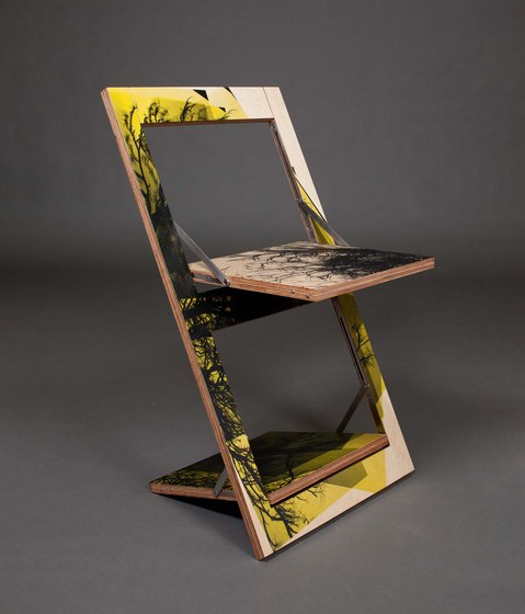 Fläpps Folding Chair | Baum/Baum Gelb | Sedie | Ambivalenz