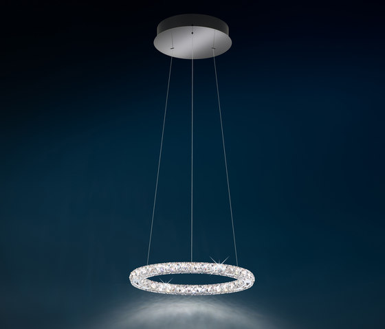 Circle LED Pendant | Suspended lights | Schonbek