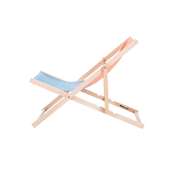 Beachchair red/blue | Sun loungers | Weltevree