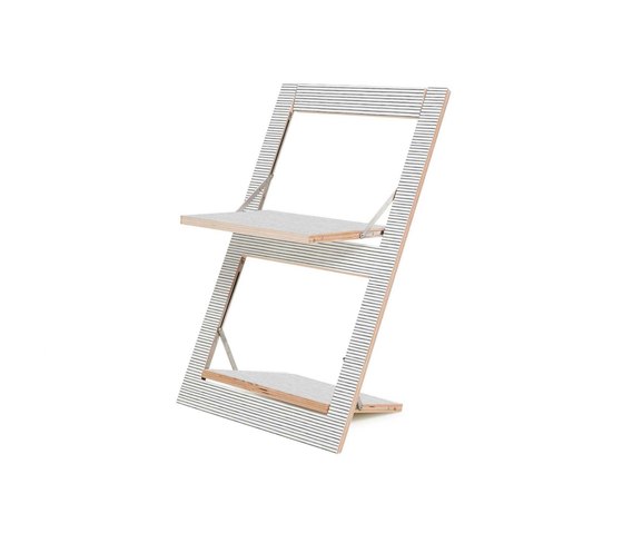 Fläpps Folding Chair | Watercolor Stripes by Kind of Style | Sillas | Ambivalenz