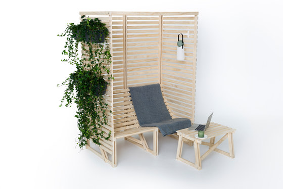 Patioset High Back 2-3 Naked | Benches | Weltevree