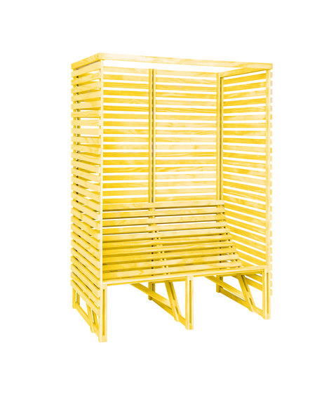 Patioset High Back 2-3 Yellow | Benches | Weltevree