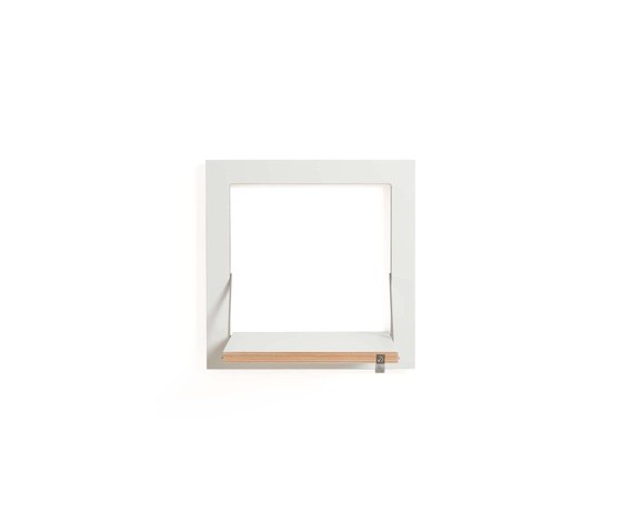 Fläpps Shelf 40x40-1 | Blanc | Étagères | Ambivalenz