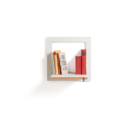Fläpps Shelf 40x40-1 | White | Scaffali | Ambivalenz