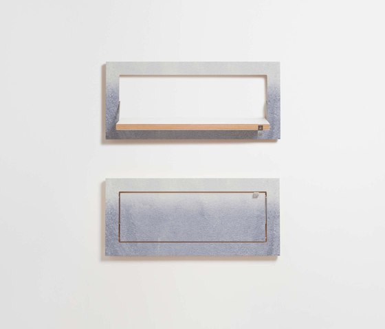 Fläpps Shelf 60x27-1 | Fading Grey by Monika Strigel | Shelving | Ambivalenz