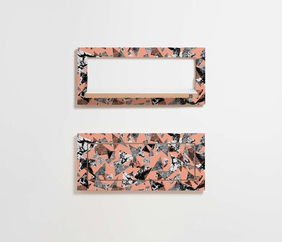 Fläpps Shelf 60x27-1 | PS Collage 3 by Pattern Studio | Shelving | Ambivalenz