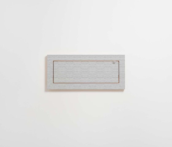 Fläpps Shelf 60x27-1 | Watercolor Stripes by Kind of Style | Shelving | Ambivalenz