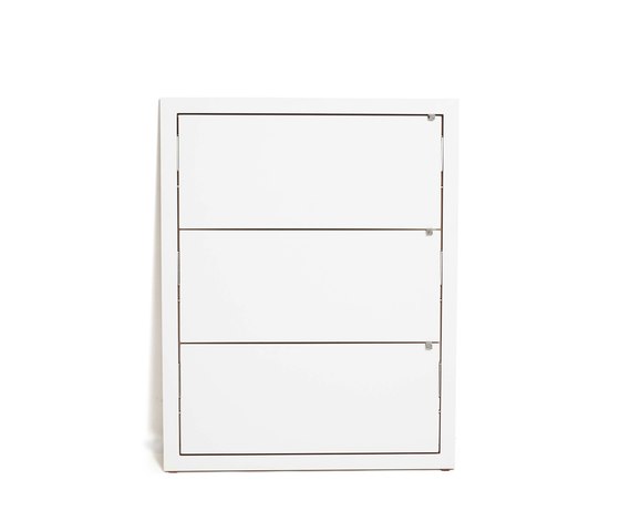 Fläpps Leaning Shelf 80x100-3 | White | Shelving | Ambivalenz