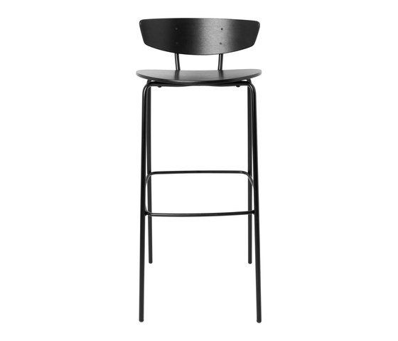 Herman Bar Chair - Black | Tabourets de bar | ferm LIVING