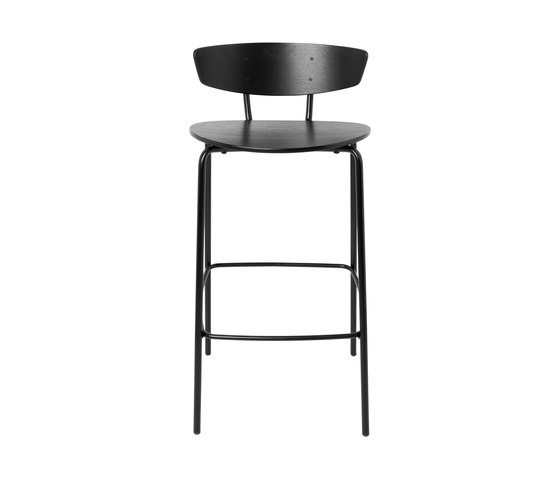 Herman Counter Chair - Black | Taburetes de bar | ferm LIVING
